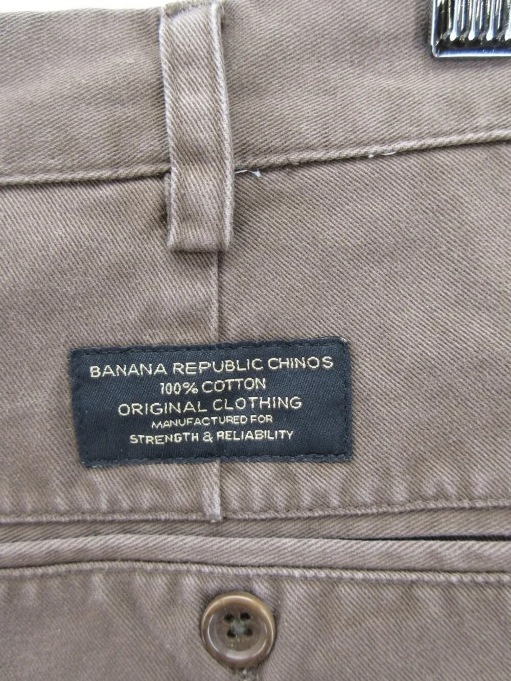VINTAGE Banana Republic Pants 40 L Emerson Chino Khakis Y2K 40X34 NEW